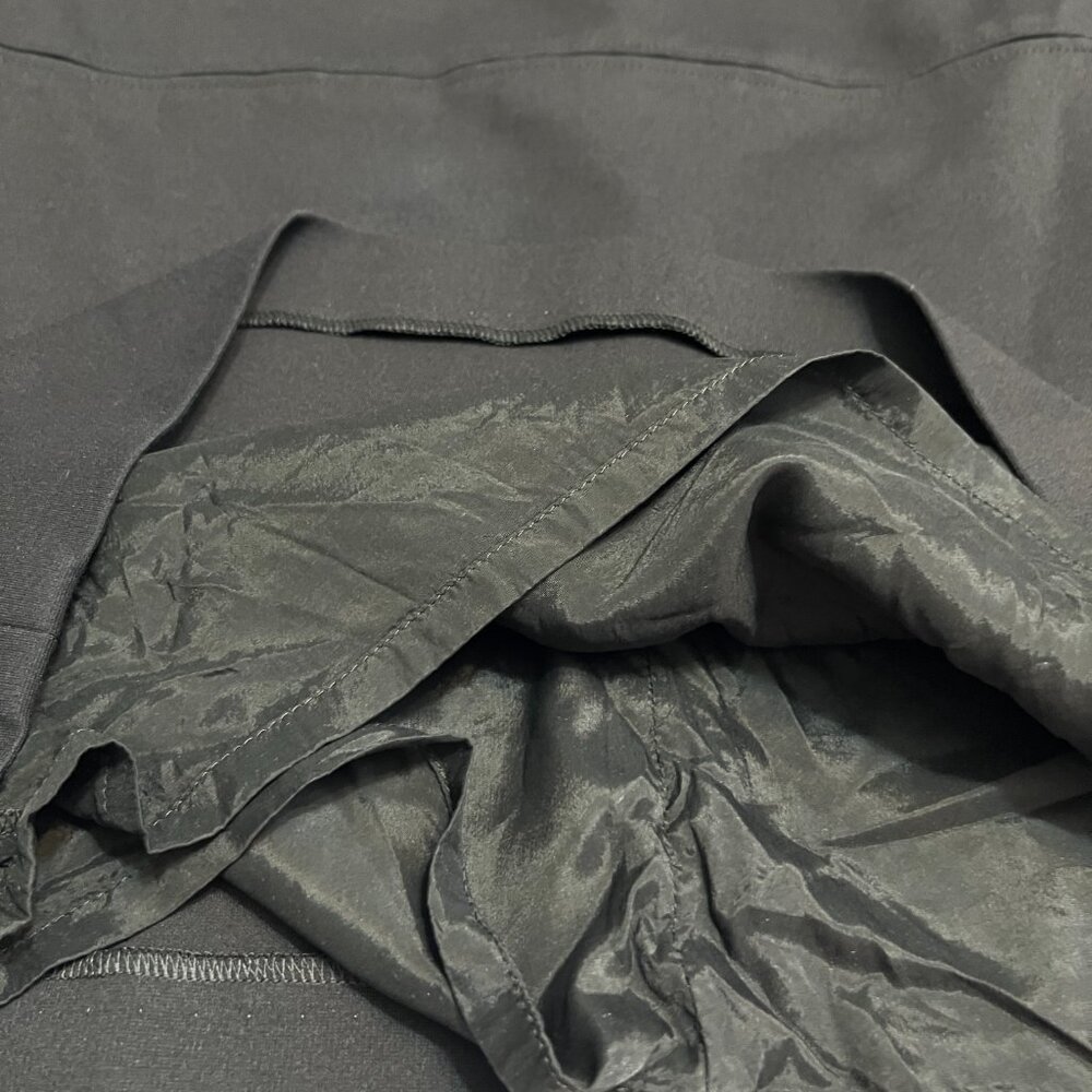 Escada Black Sheath Dress 40/M Cap Sleeve Cocktail Career Party Classic Stretch - Picture 13 of 13